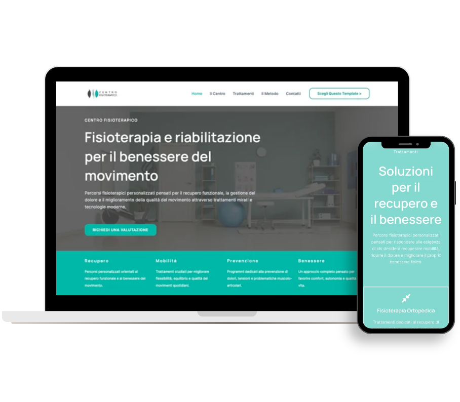 sito web professionale fisioterapista