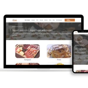 sito web professionale ristorante
