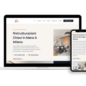Template sito web professionale per attività locali